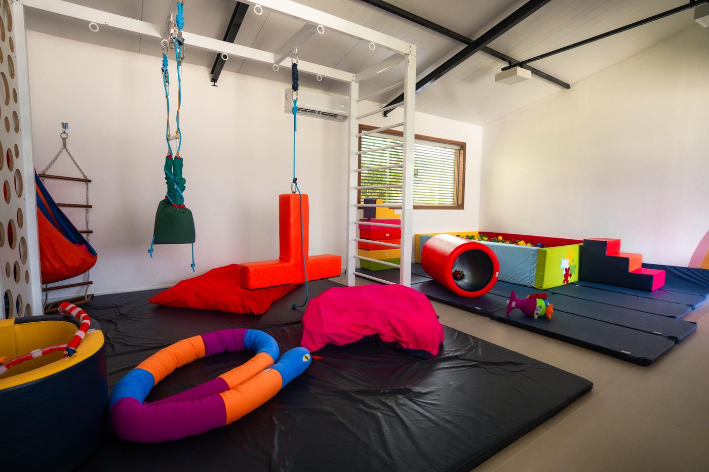 Sala de integração sensorial do Crescer e Aprender