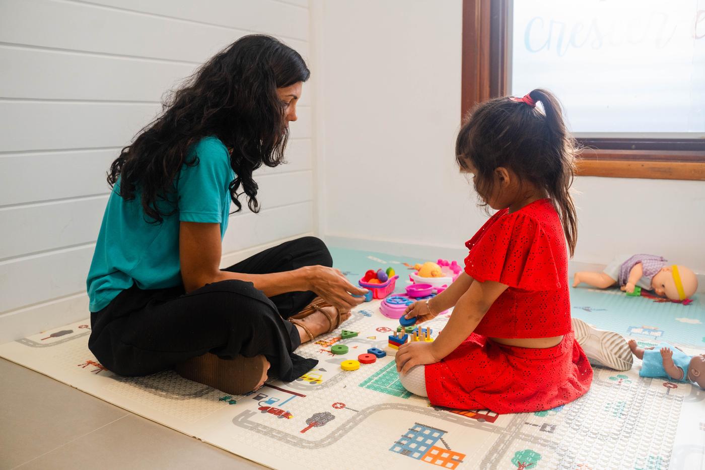 Atendimento de Arteterapia no Crescer e Aprender