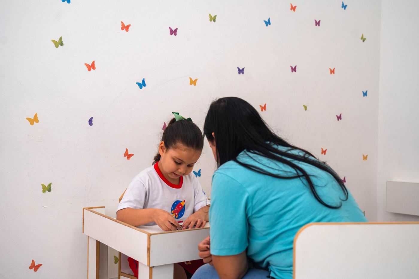Atendimento de Fonoaudiologia no Crescer e Aprender