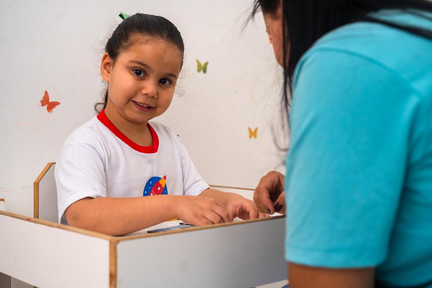 Atendimento de Nutrição Infantil no Crescer e Aprender
